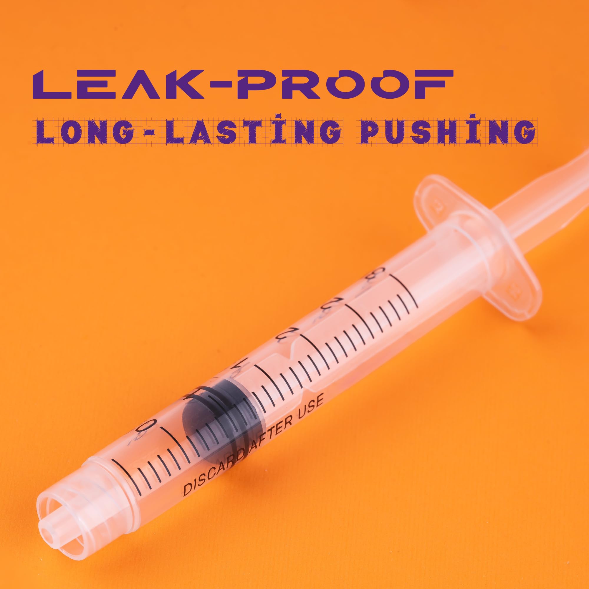 3ml Syringes with 23G 1 Inch Needles Luer Lock Disposable Syringe for Liquids, Individually Wrapped, Pack of 50 — Amazon image 8