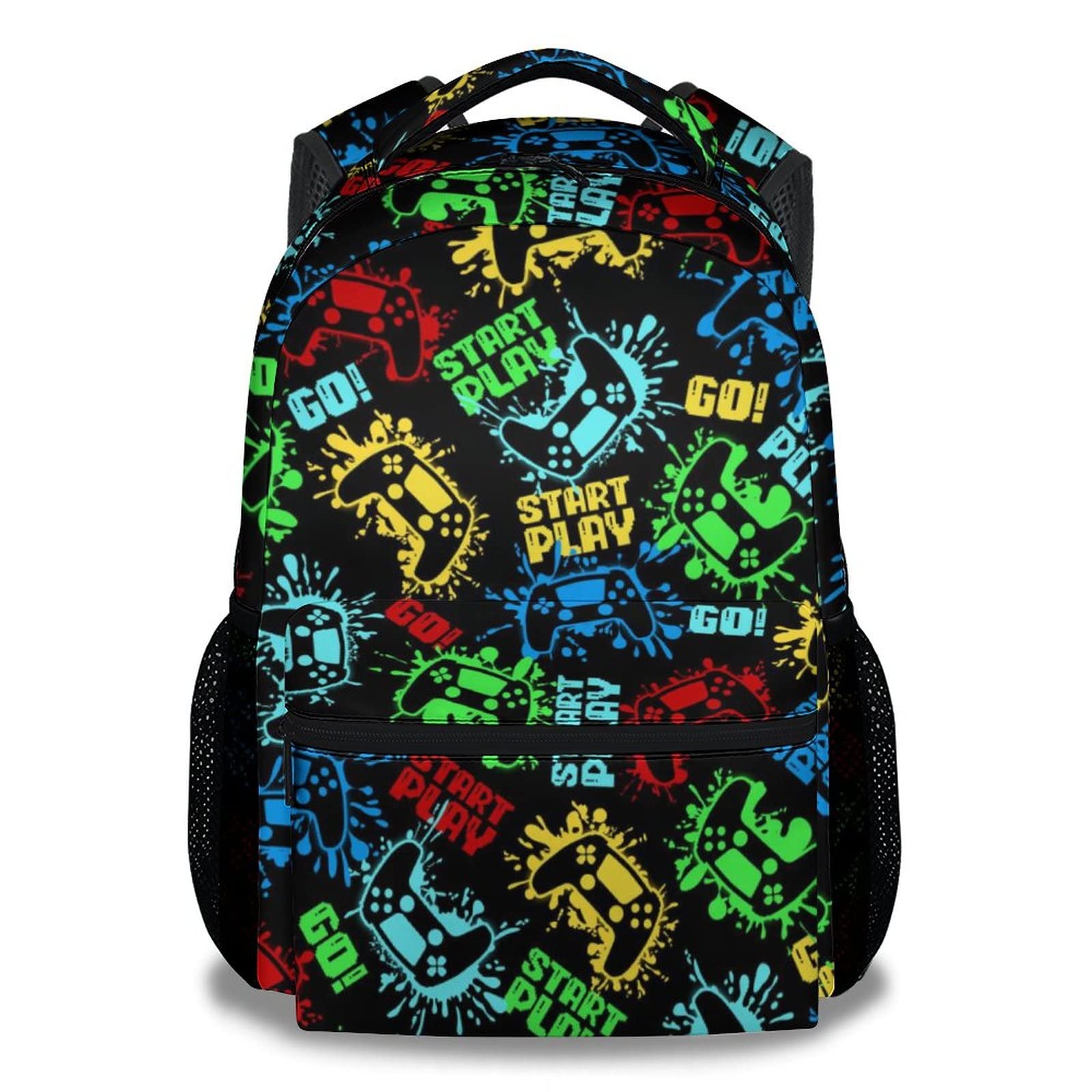 Mercuryelf Backpack for Boys, 17 Inch Gaming Backpacks for School Travel, Fashion Gamer Bookbag for Kids