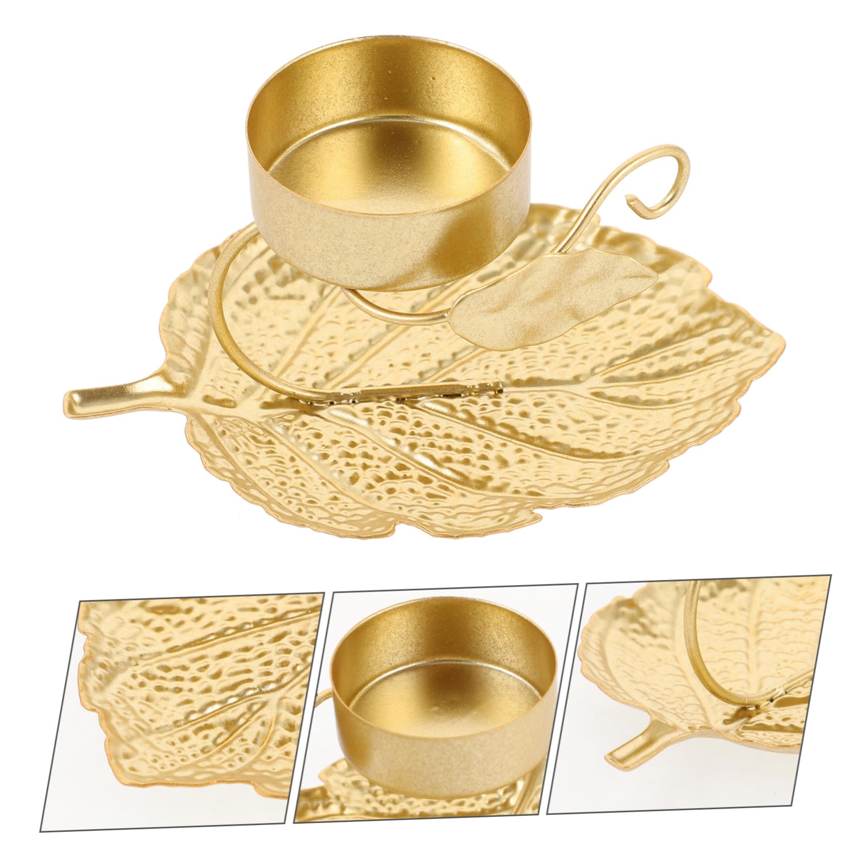 Set De 3 Bougeoirs En Bois Vintage - Support à Bougies Décoratif Pour Salon, Chambre, événements, Ambiance Chaleureuse