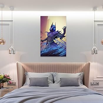 Amazon.co.jp: 絵画 Omen ヴァロラント ポスター 装飾画 Frame-style-1