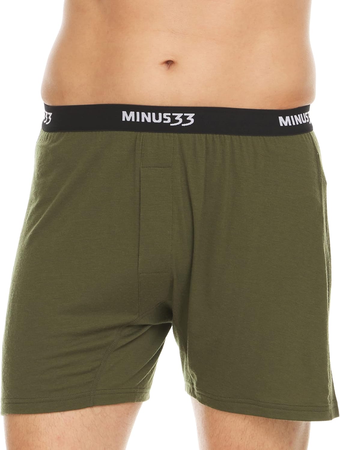 Men's Micro Weight Woolverino Boxer Shorts 84% Merino Wool, 12% Nylon, 4% Spandex