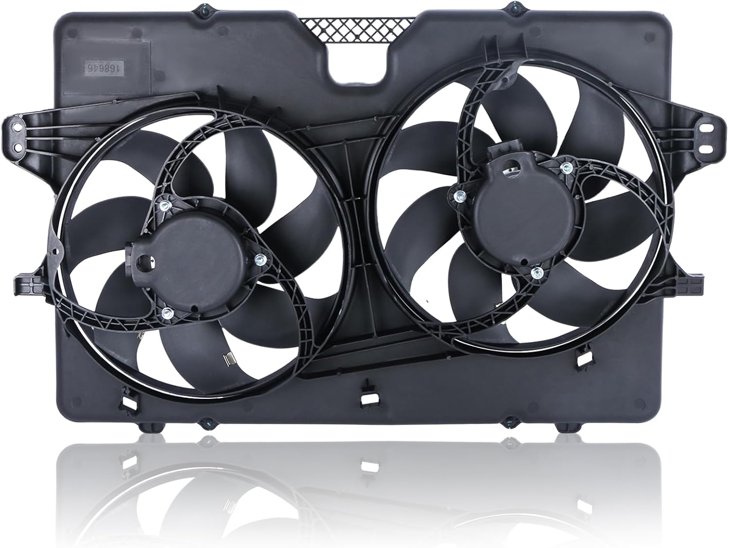 KUIPERAUTO A/C Condenser Radiator Cooling Fan Assembly FO3115182 8L8Z8C607B Compatible with 2008-2012 Ford Escape Compatible with 2008-2011 Mercury Mariner Pickup Truck
