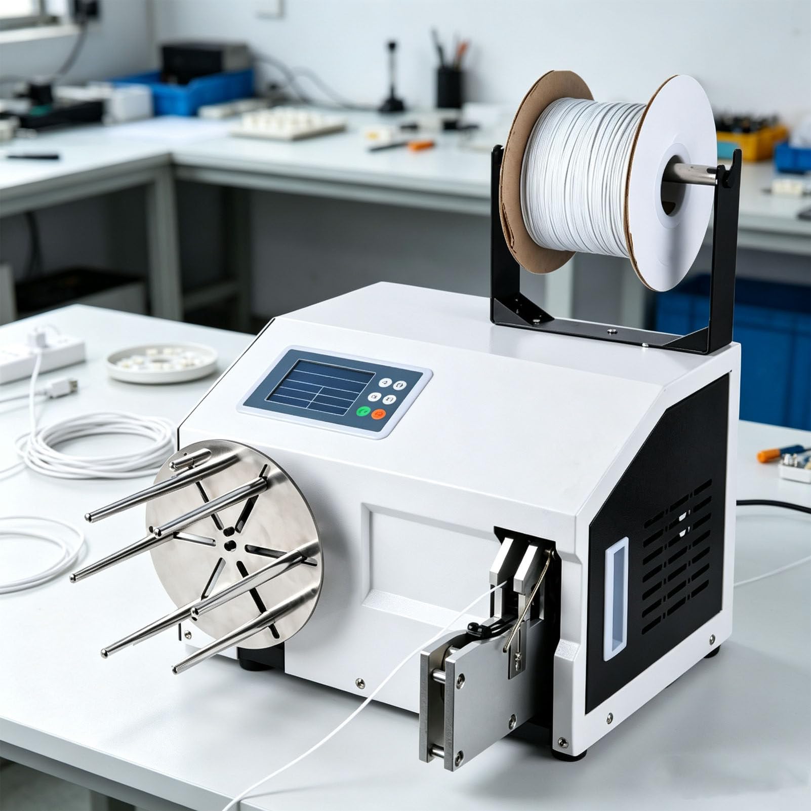 Machine Automatique à Attaches Torsadées, Fermeture De Sachets Alimentaires White
