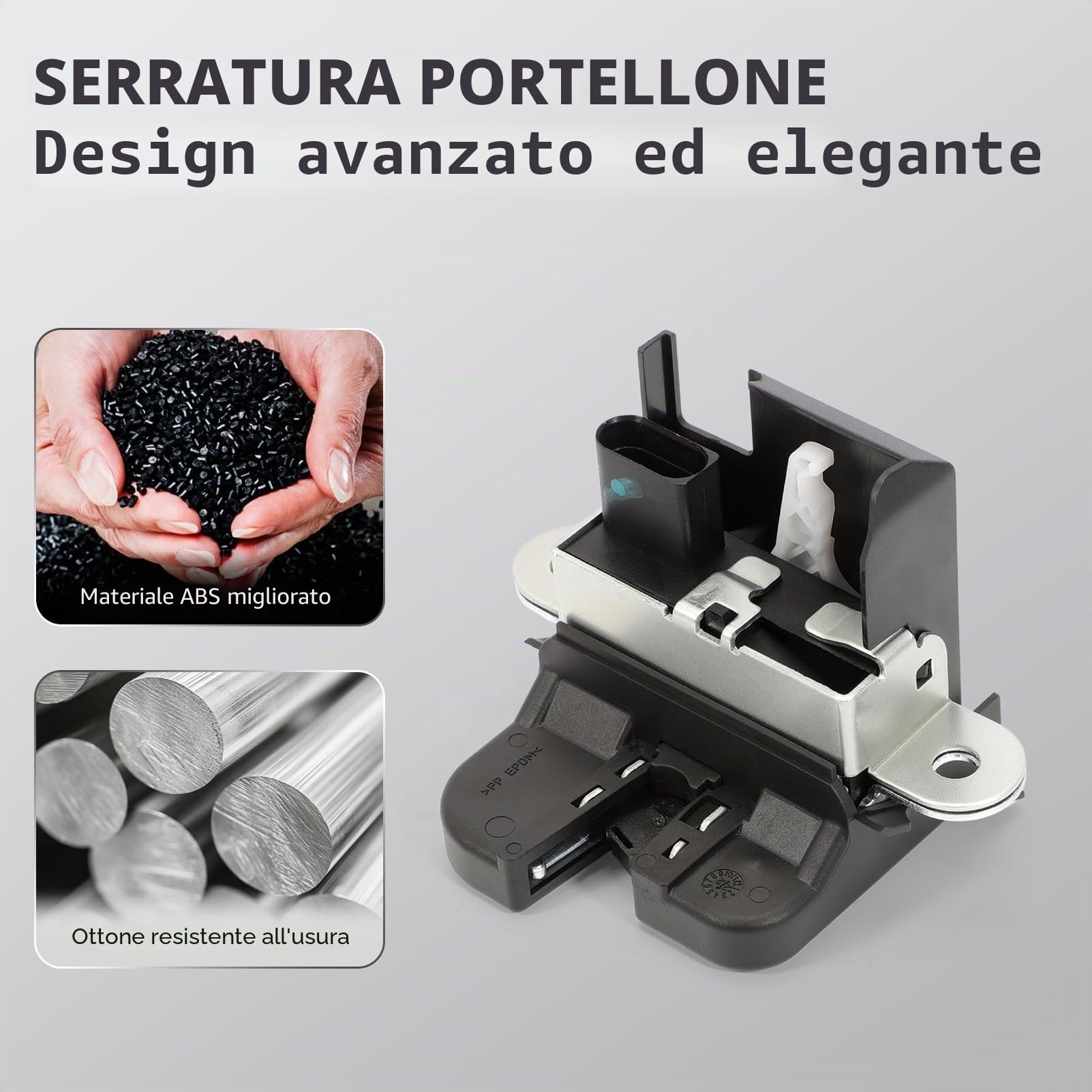Serratura Portellone Bagagliaio 5M0827505E 1K6827505E do VW Golf MK5 MK6 Tiguan Seat Altea Leon Ibiza Toledo