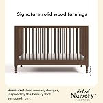 Storkcraft Rio 5-in-1 Convertible Crib and Toddler Guardrail – GREENGUARD Gold Certified, Toddler Bed Conversion Kit Included, Fits Baby Crib Mattress, Converts to Full Bed (Hazelnut)
