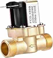 Électrovanne Laiton 1/2" 220V Normalement Fermée - Contrôle Eau Automatique