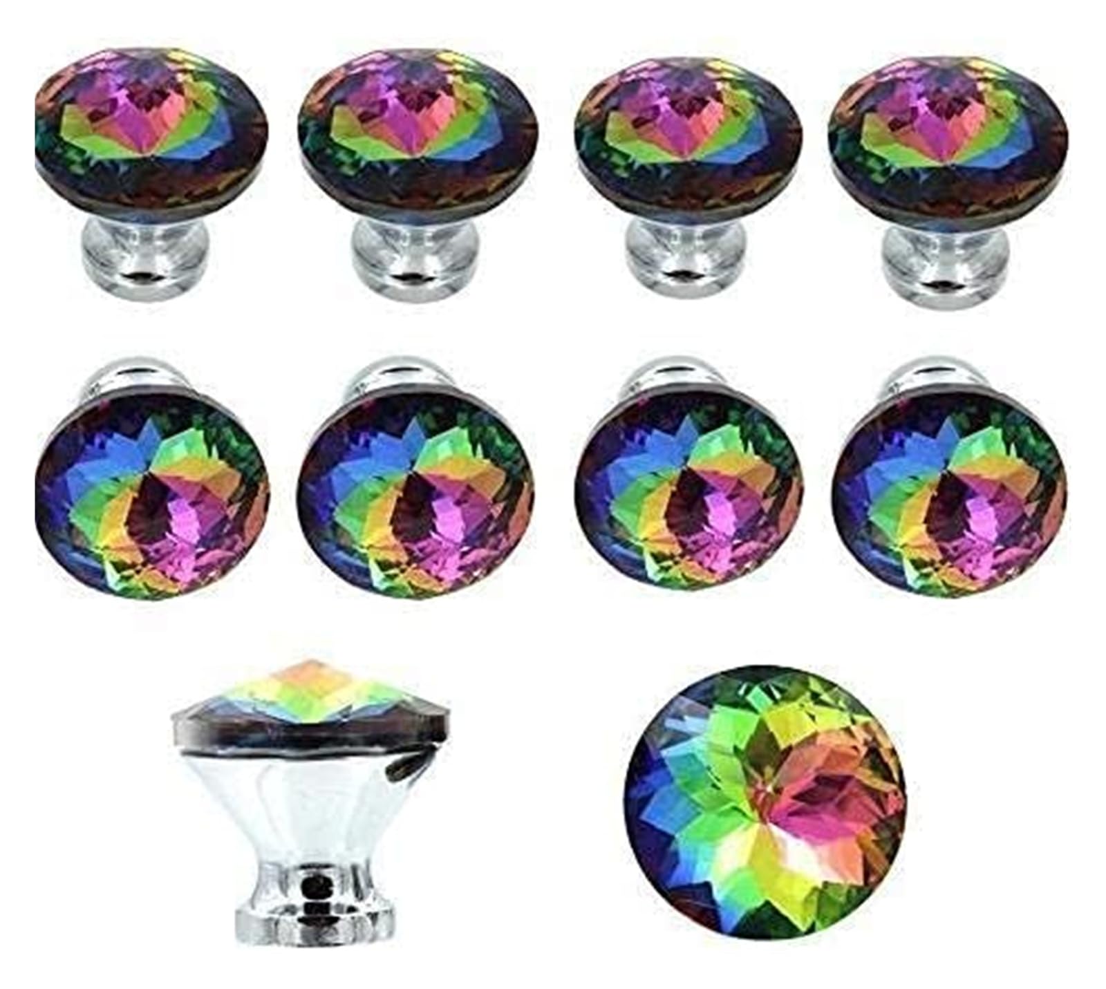 Boutons de tiroir en cristal pour sublimer les poignées de placard de cuisine
