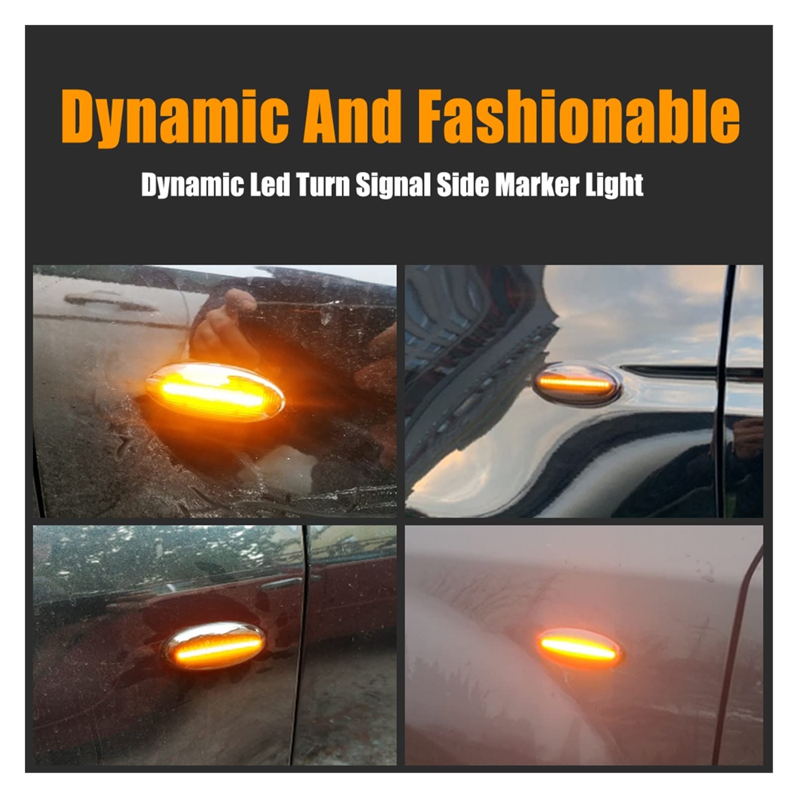 1 Set LED Dinamico Indicatore Laterale Indicatore di Direzione Della Lampada Della Luce per Nissan Navara D22 NP300 1998-2005 Datsun Frontier Fiera