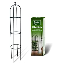 Garden Obelisk, Strong Tubular Plant Cage, Growth Support for Plants Roses Climbing Plants Support Structure Garden Decoration