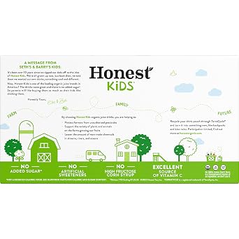 Honest Kids, Organic Juice Drink, Appley Ever After, 6.75 Fl Oz, 8 Pack