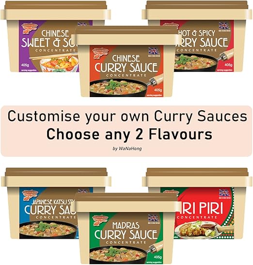 Goldfish Curry Sauce Paste Concentrate 2x405g / Tailormake Case of 2