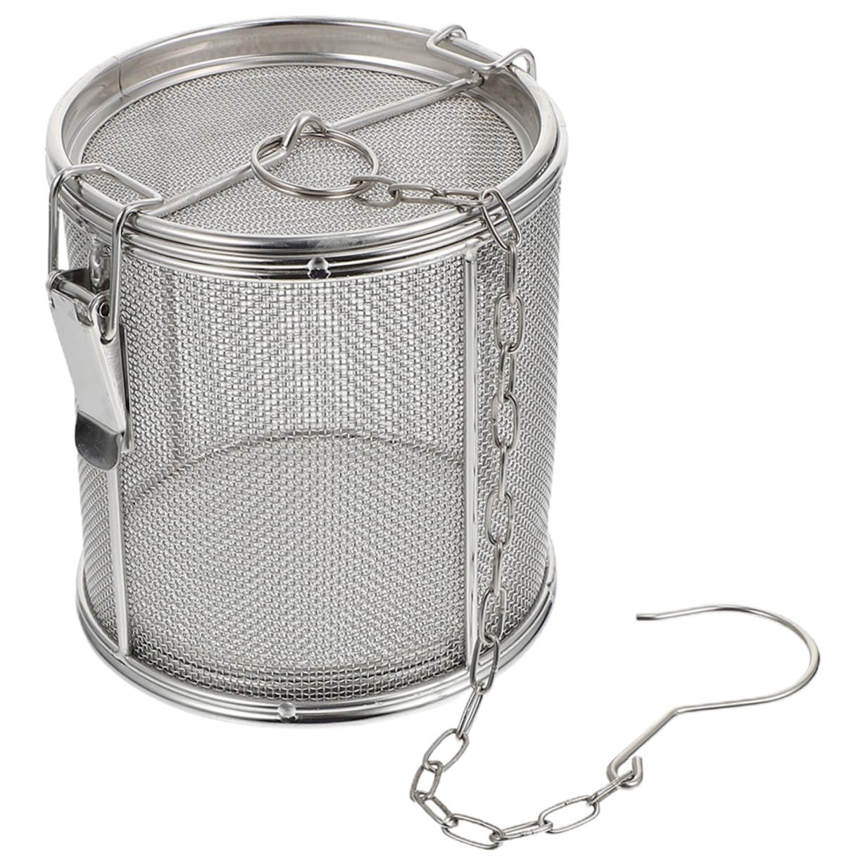 Infuseur compact cuisson et marinade durable en inox avec tamis mailles fines