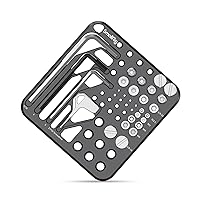 Vista 1 de SmallRig 20Pcs Screws and Hex Key Storage Plate with 1/4"-20 3/8"-16 M2.5 M3 M4 M5 Stainless Steel Screws and 4Pcs Hex Keys MD3184
