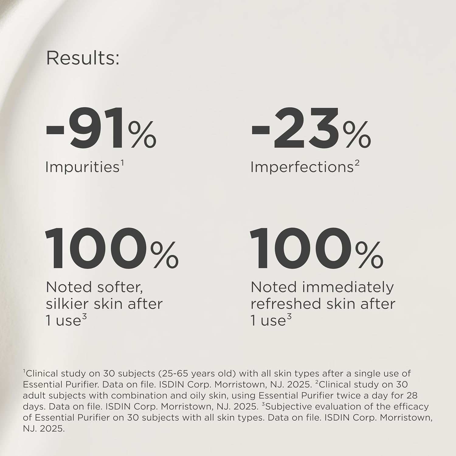 ISDIN Isdinceutics Essential Purifier, Water-Based Foaming Cleanser, Removes Up to 91% of Impurities1, 150ml