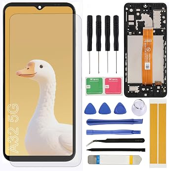 Screen Replacement for Samsung Galaxy A32 5G LCD 6.5 A326 SM-A326 A326U A326U1 A326T A326W Assembly LCD Display Touch Screen Digitizer with Frame Not for A32 4G