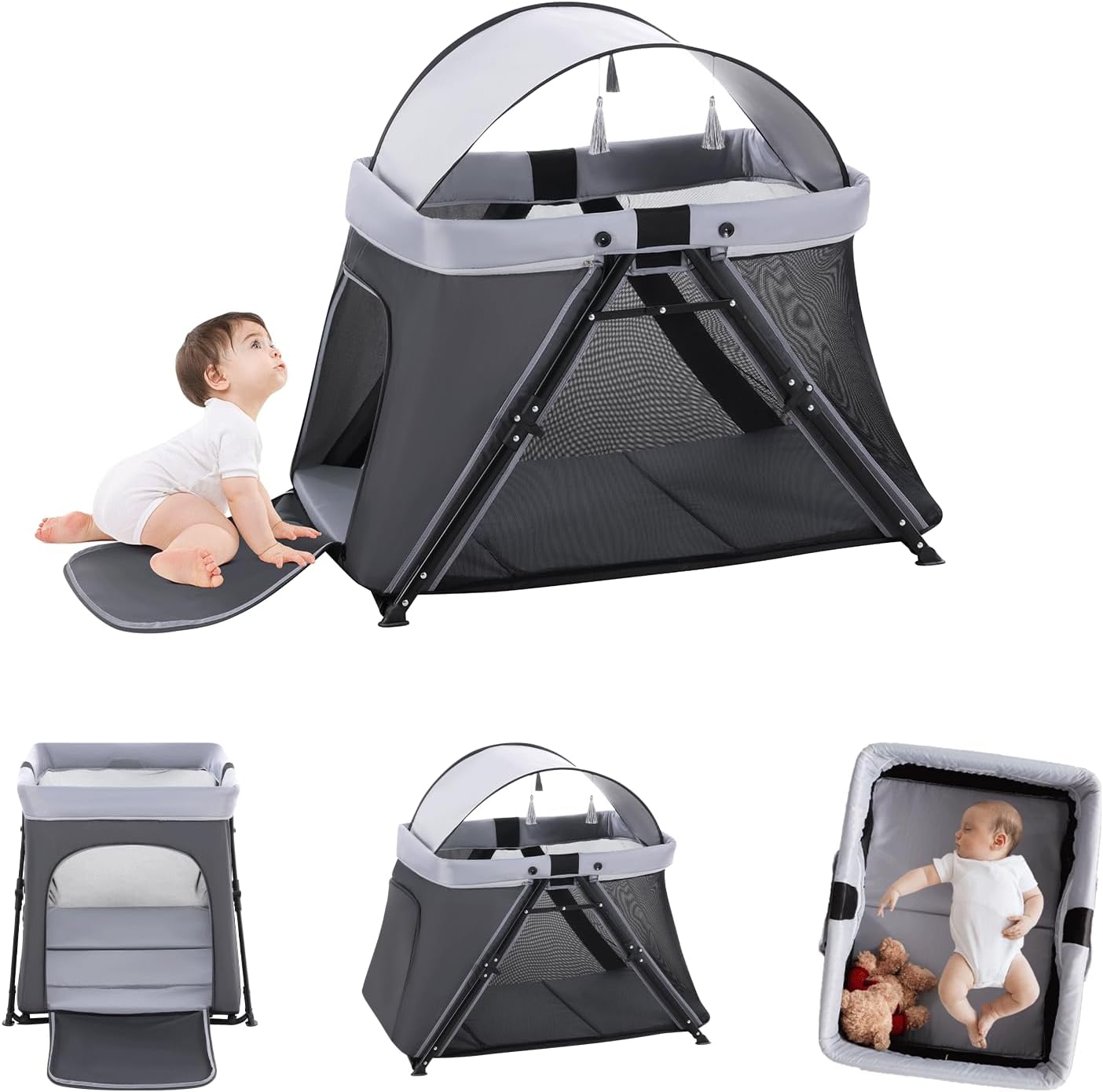 Boyro Baby Portable Baby Playard, Playpen for Babies and