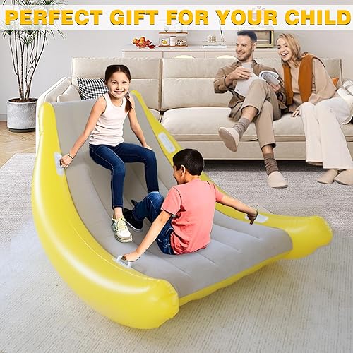 Miniatura 7 de Wdmiya Silla Sensorial para Niños, Silla Mecedora Sensorial para Niños de Sala Sensorial, Silla Sensorial Inflable Air Cloud, Almohadillas de Choque