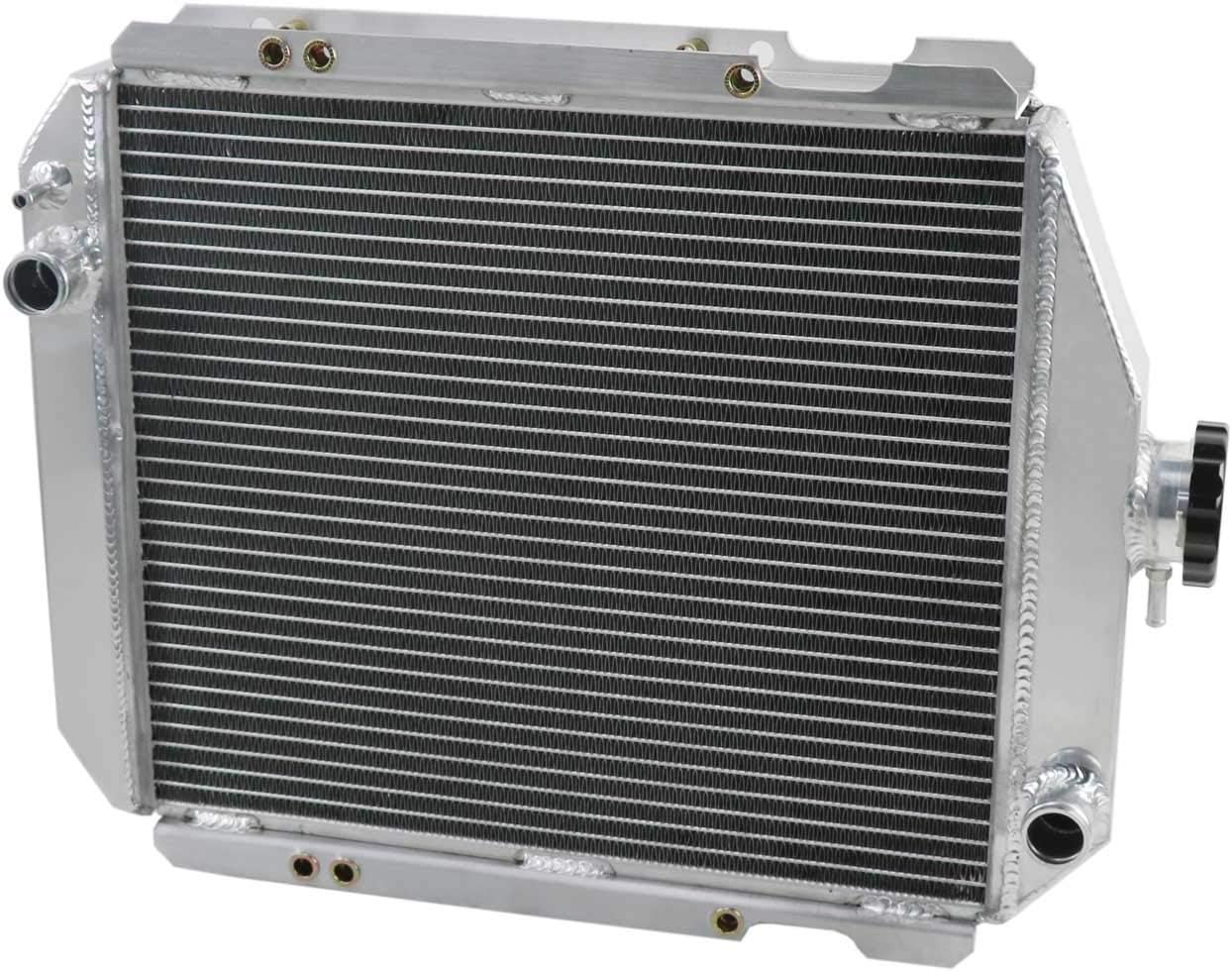ECMRAD 2 Row Tractor Aluminum Radiator for John Deere 850 900HC 950 Replaces OE# CH19293,CH12622,CH14024