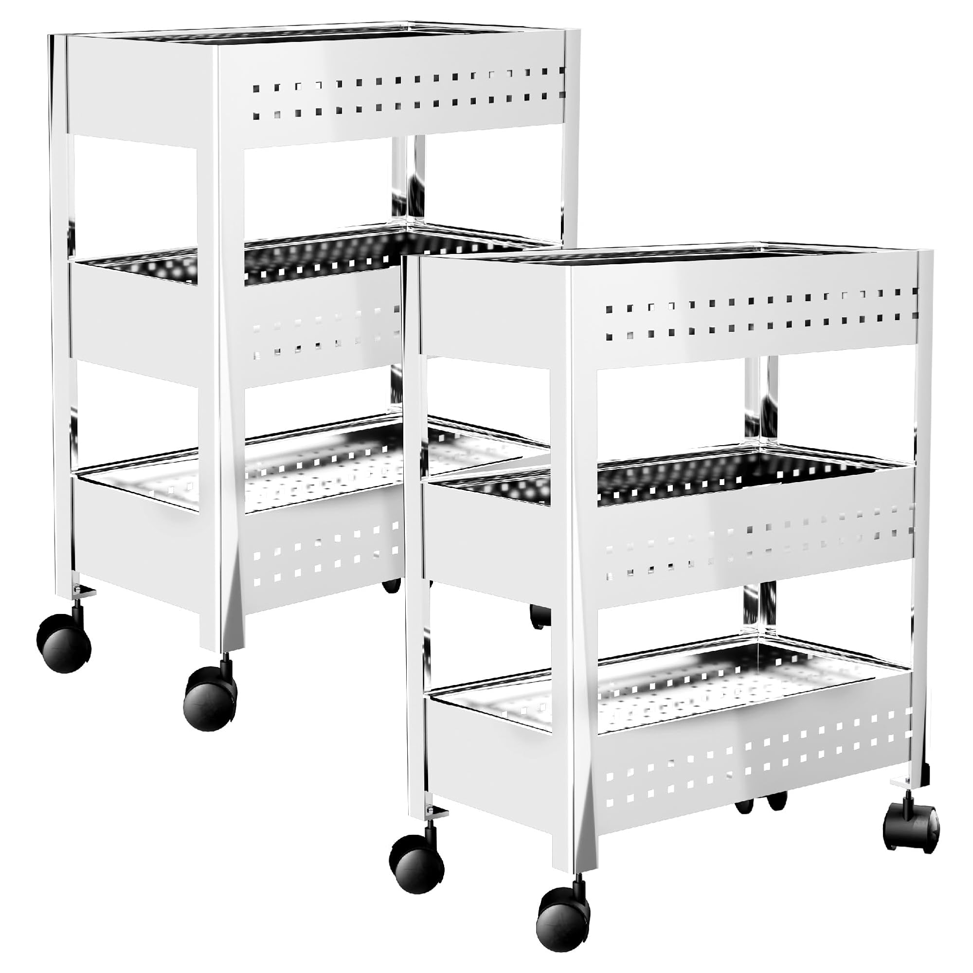 2 Tier Portable & Multi-Utility Stand for Kitchen Storage Rack