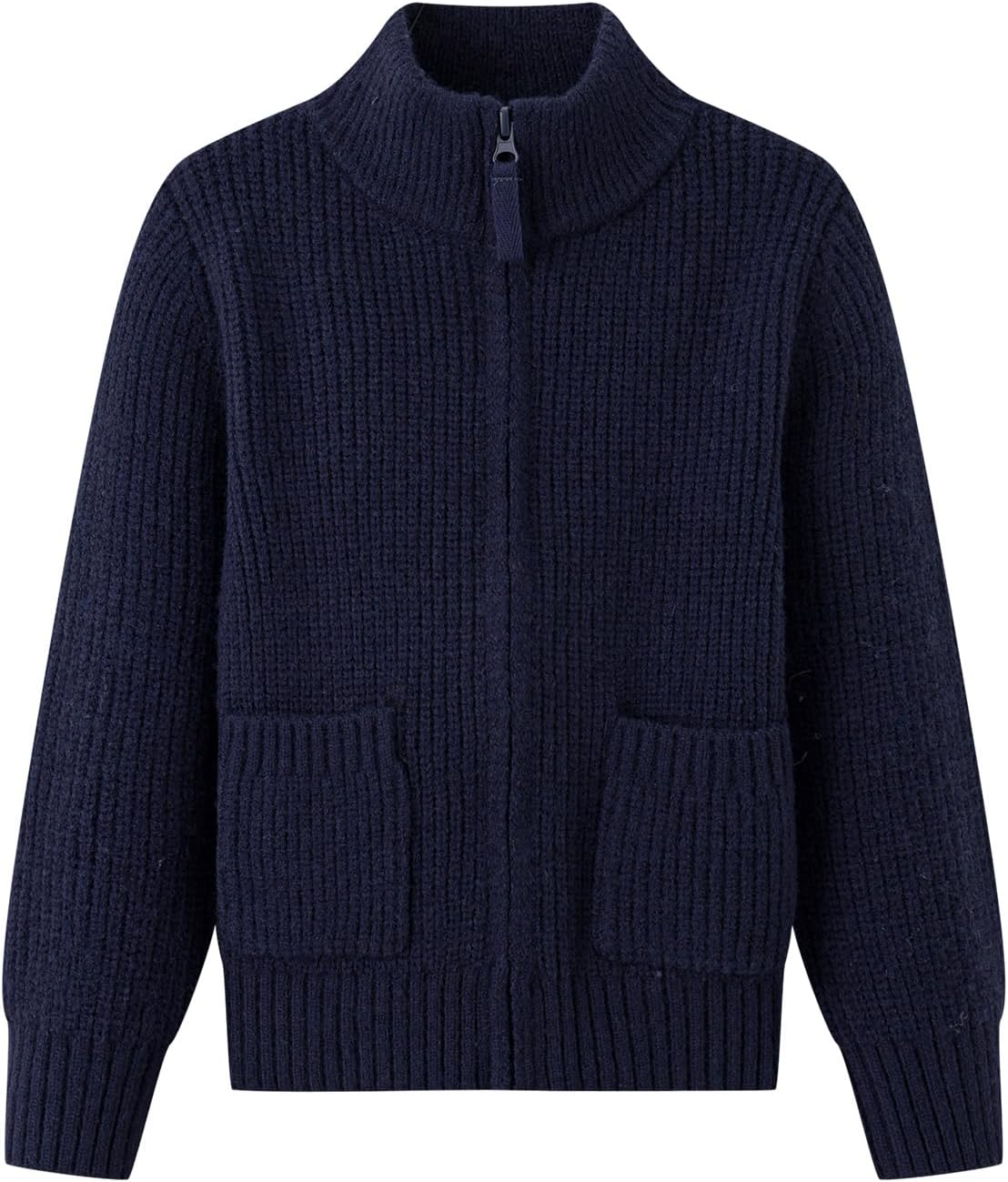 UVIPC Infant Toddler Boys Knit Cardigan Sweater Mock Neck Sweaters 18M-4T