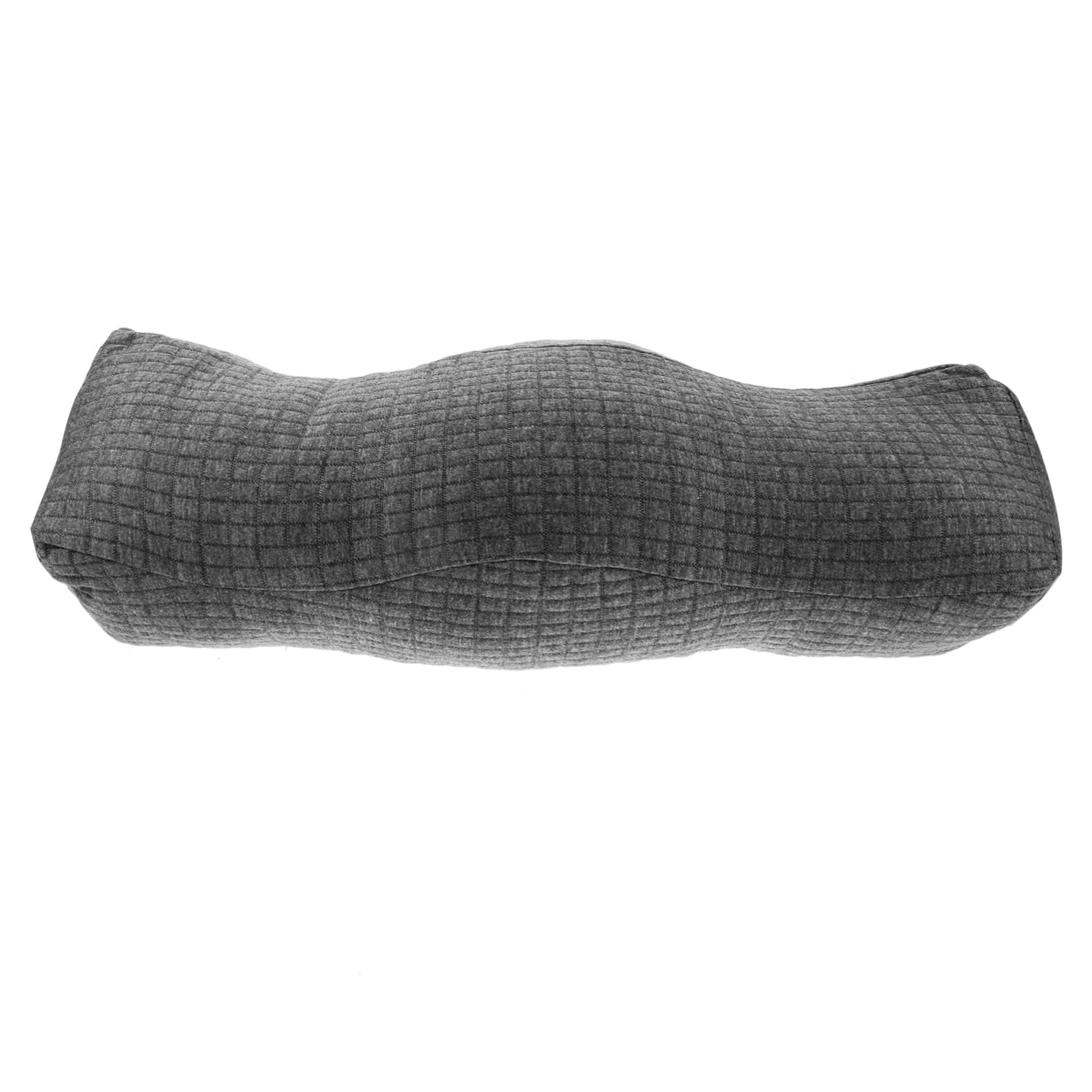 PRETYZOOM Household Foot Rest Cushion for Home Office Elastic Foot Elevation Pillow for Circulation and Comfort Ergonomic Design for Bed Sofa Use Deep Grey Color