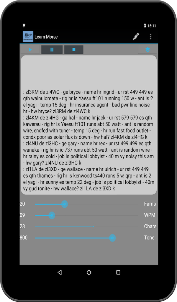 Learn Morse Code - G0HYN Learn Morse - App on Amazon Appstore