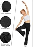 Promover Yoga Pants Womens High Waisted Flare Leggings for Women Bootcut Dress Wide Leg Pants