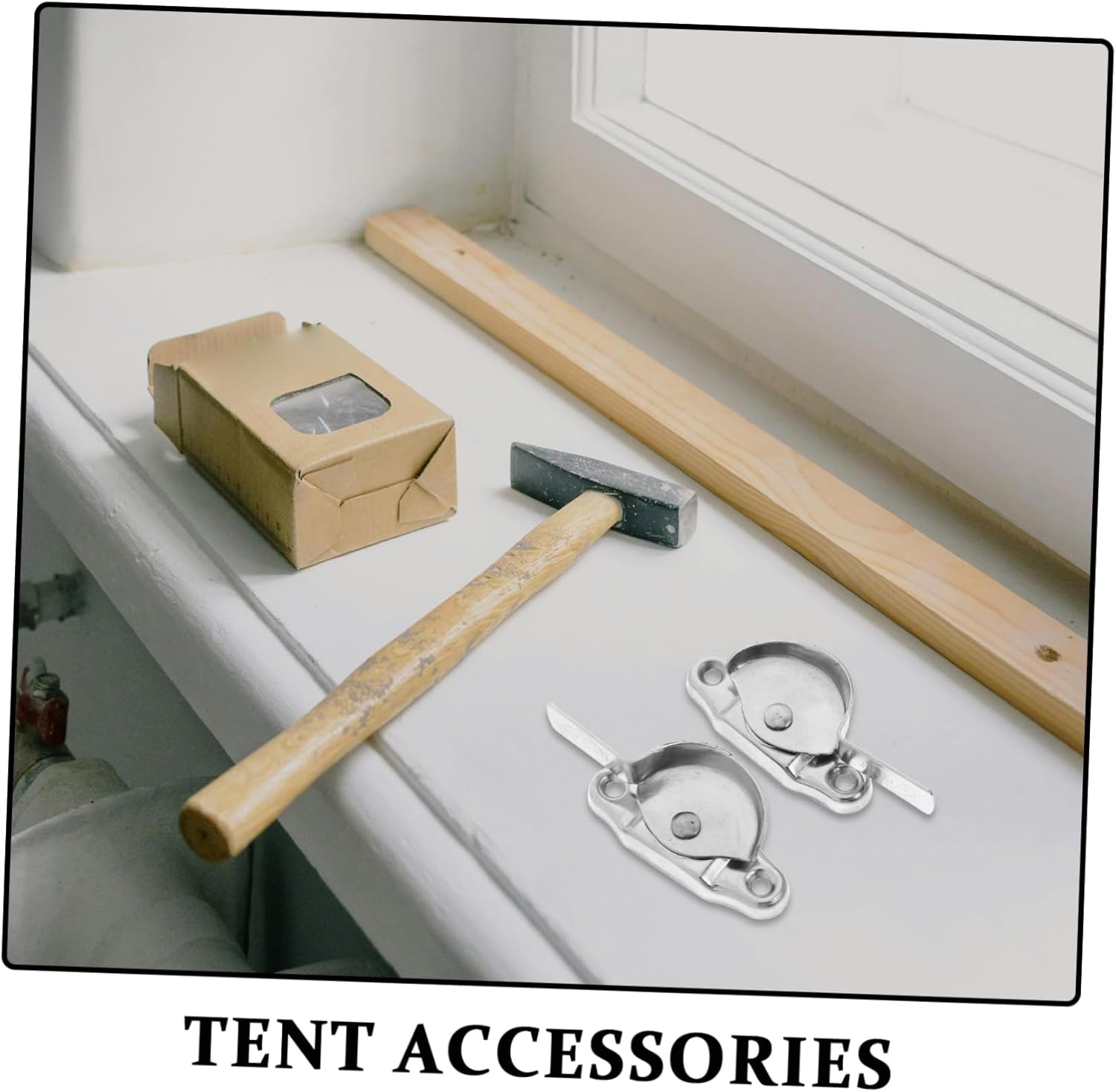 12sets Crescent Lock Window Security Lock Stainless Steel Easy Install Rustproof for Home