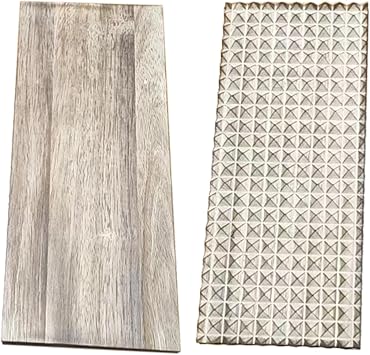 Yiju 2Pcs Sadhu Boards Yoga Practice Footrest Acupressure Home Gym Relaxation Premium Foot Massage Board