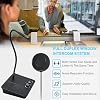 DAYTECH Window Speaker Intercom System,Dual-Way Counter Intercom System for Business Anti-Interference Intercommunication Microphone and Speaker Window Intercom for Bank/Office/Hospital/Ticket Booth