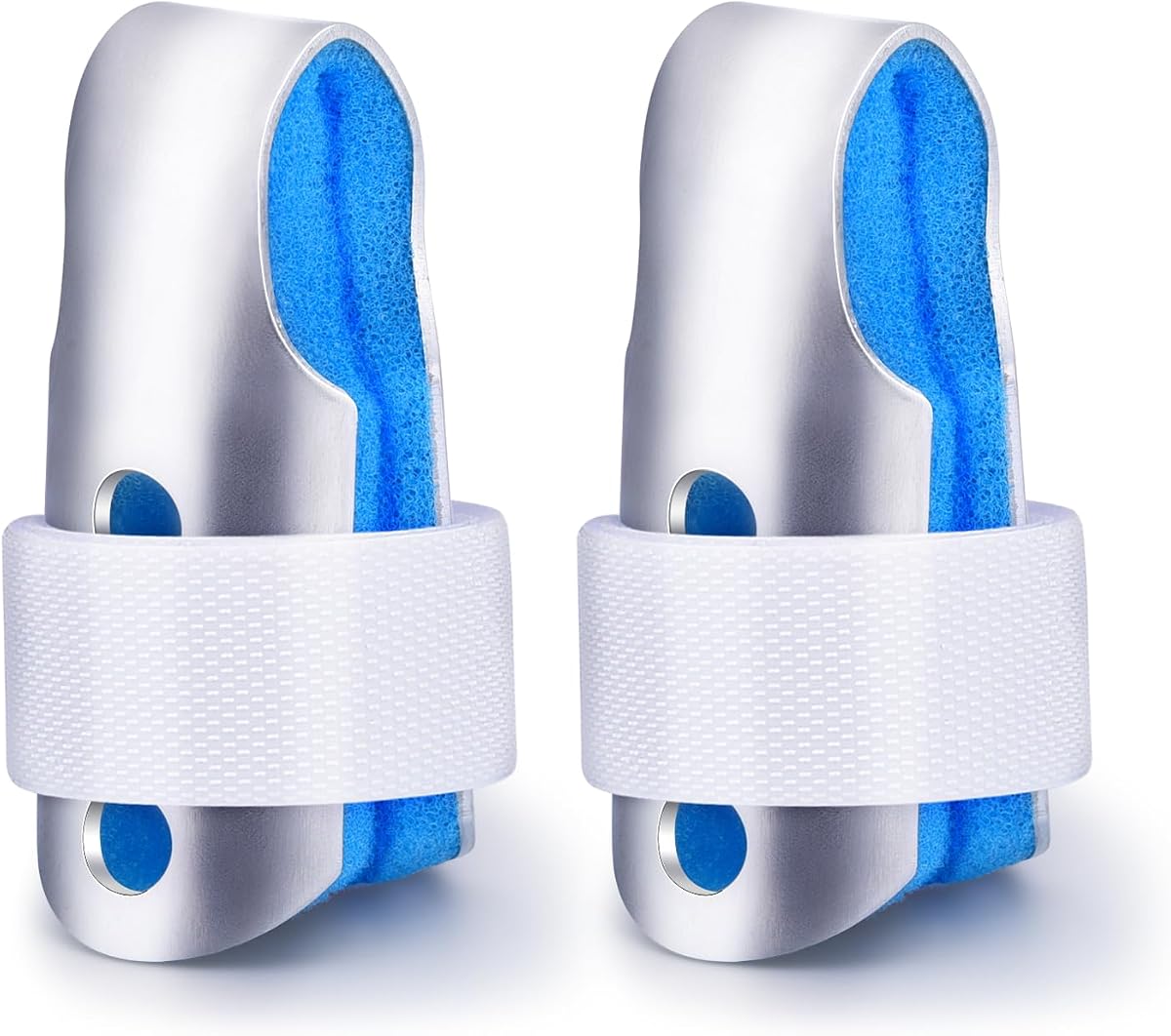 Sopito Finger Splint, 2 Pack Finger Brace for Joint Protection, Small Size | Breathable and comfortable, Adjustable belt, Lightweight