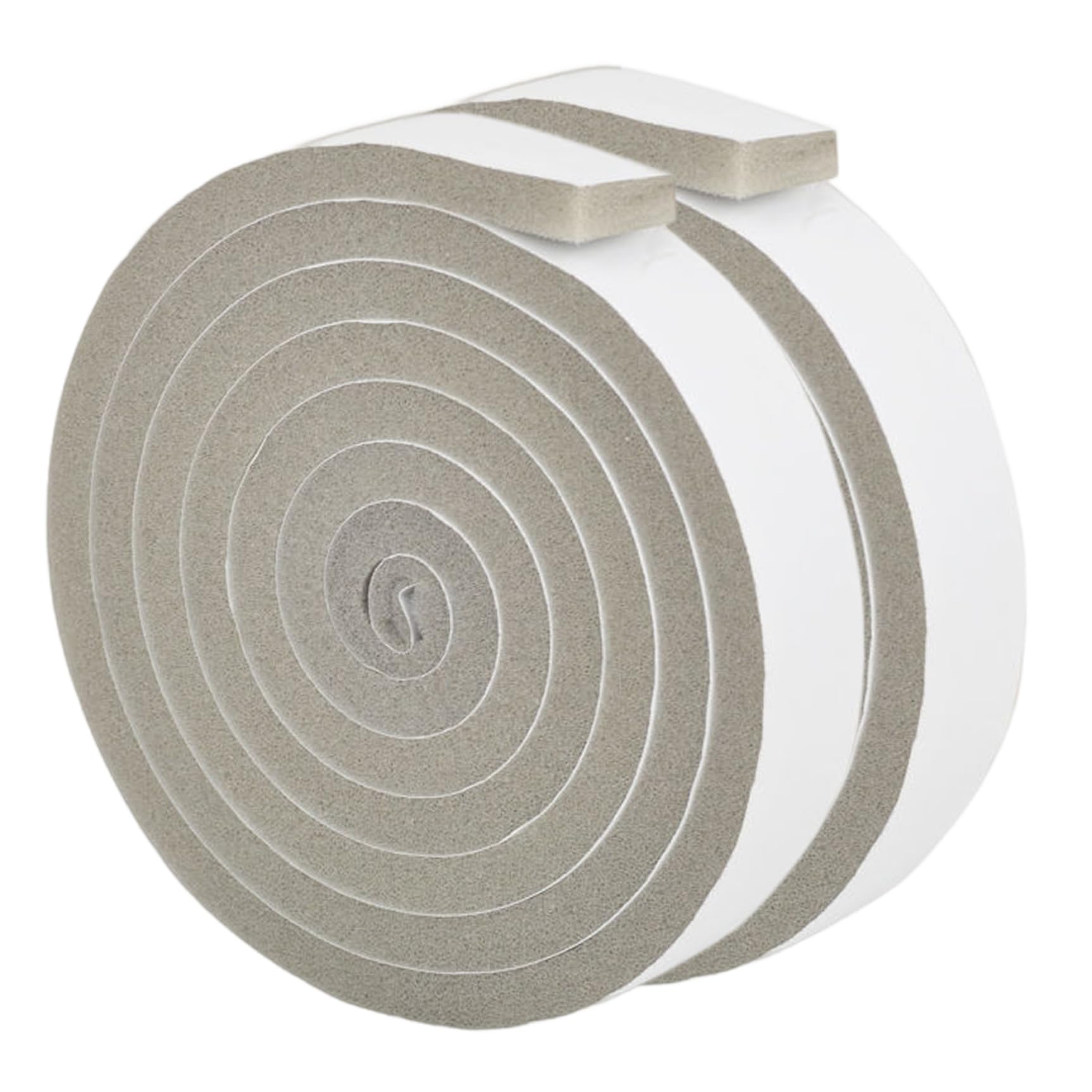 2 Rolls Foam Weather Stripping Strong Adhesive Cuttable Window Insulation Foam 6.6ft Multifunctional Thick Tape for Doors and Insulation Weather Stripping Window
