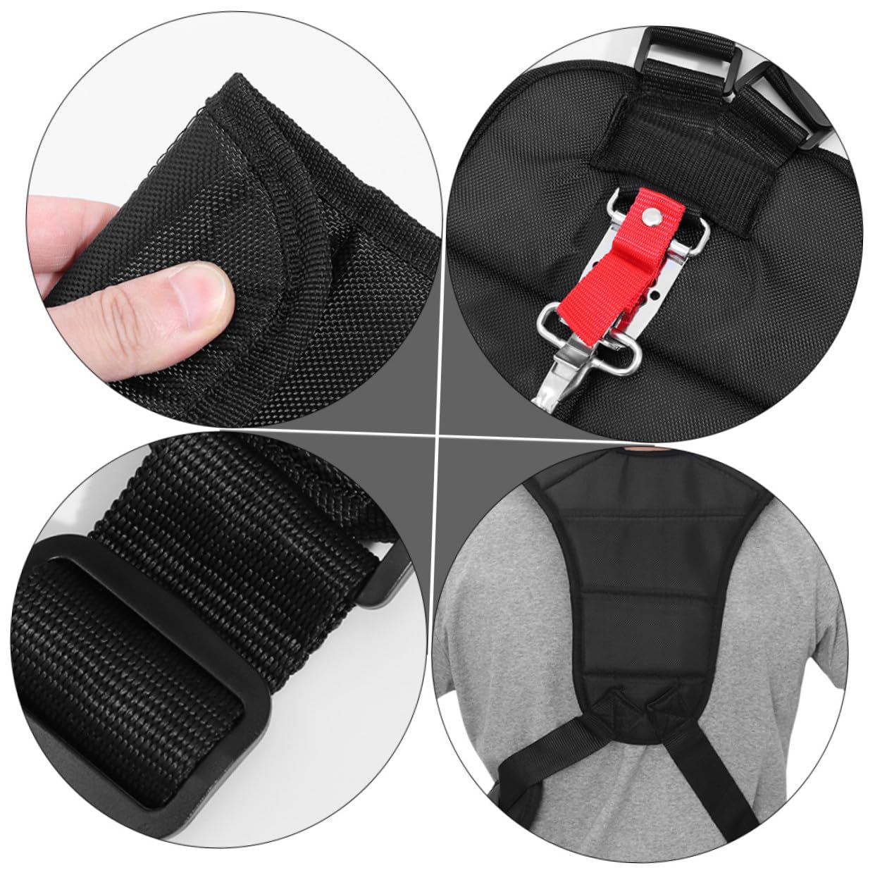 2 Piezas de Hombro para Desbrozadora Cinturón Acolchado y Duradero para Soporte Cómodo y Seguro Jardinería Profesional para Cortacésped y Podadora