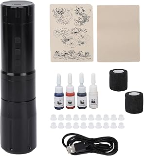Tattoo Pen Kit, Cordless Rotarys Tattoo Pen Kit Coreless Motor Stable Power Liner Shader Tattoo Battery Machine Pen
