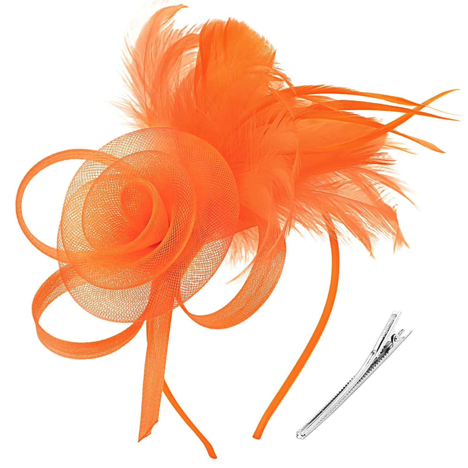 DRESHOW Fascinators Hats for Women Tea Party Fascinator Hats