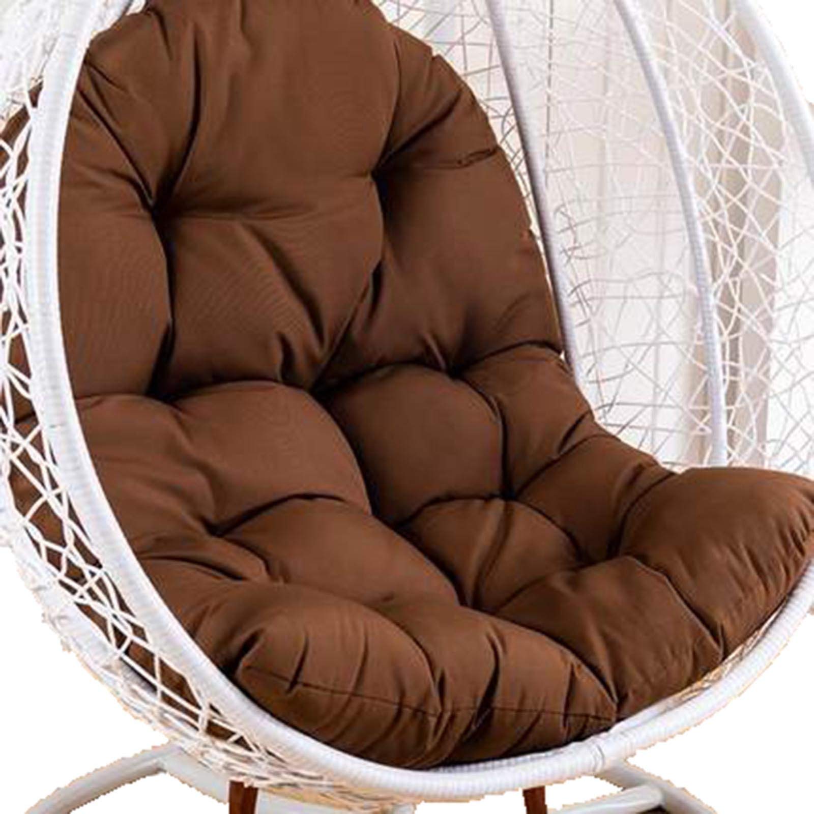 Cuscino per sedia sospesa XXL, 120 x 90 cm, impermeabile e lavabile, con imbottitura spessa, confortevole, per dondolo e lettini, colore: blu