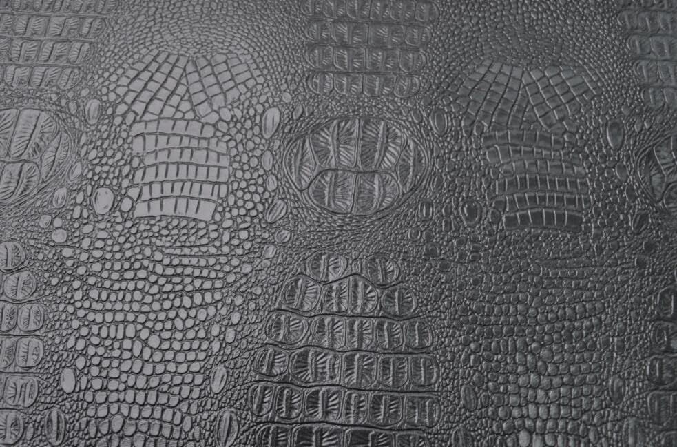 Miniatura 4 de Wento Tela de piel de cocodrilo Tela de cuero de imitación Tela de cuero PU para tapicería