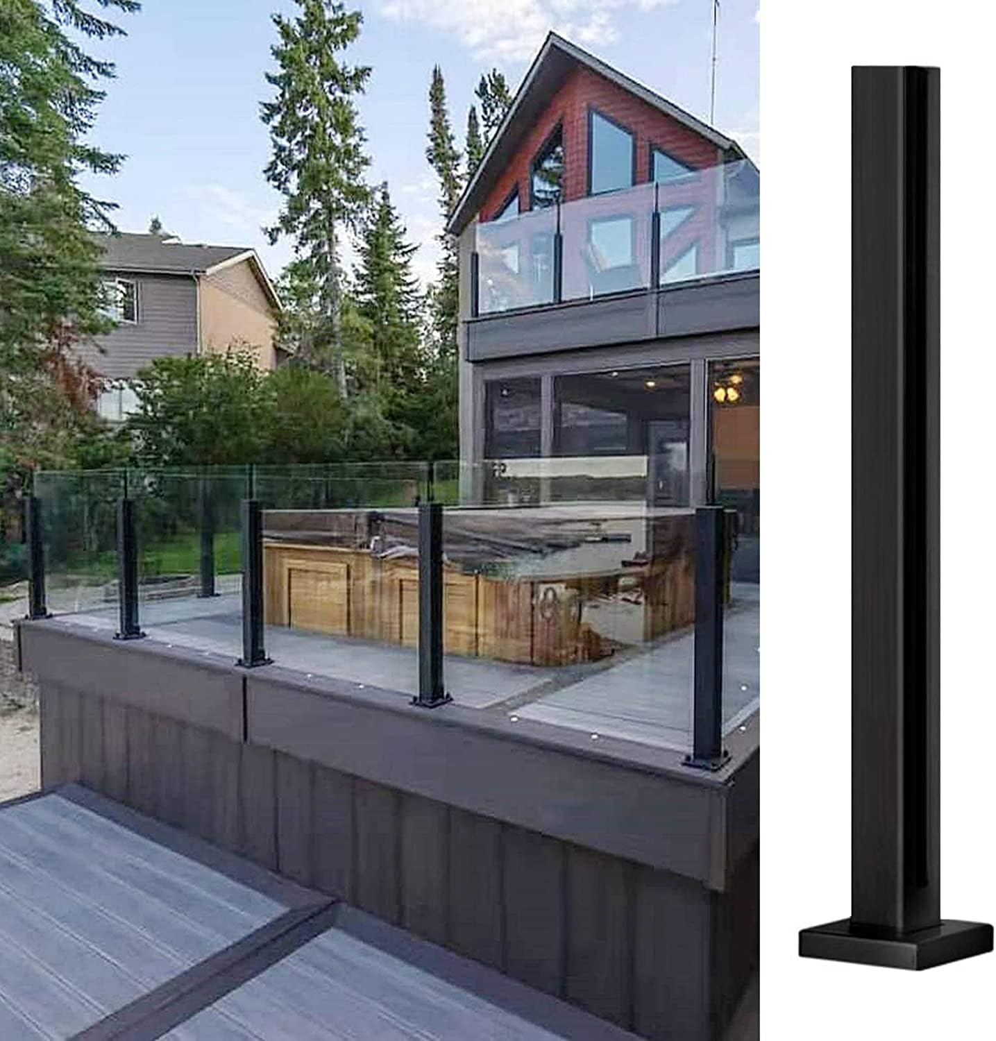 Glass Panel Railing Systems Best Exterior Glass Railing Panels And