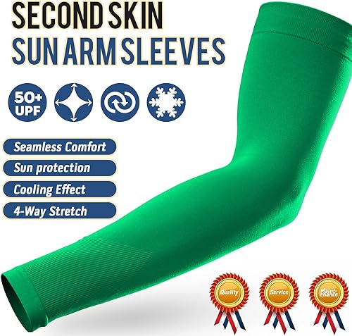 Miniatura 4 de GOUNOD Mangas de compresión de enfriamiento de protección solar para hombres - Jardinería al aire libre Deportes Entrenamientos mangas de brazo de