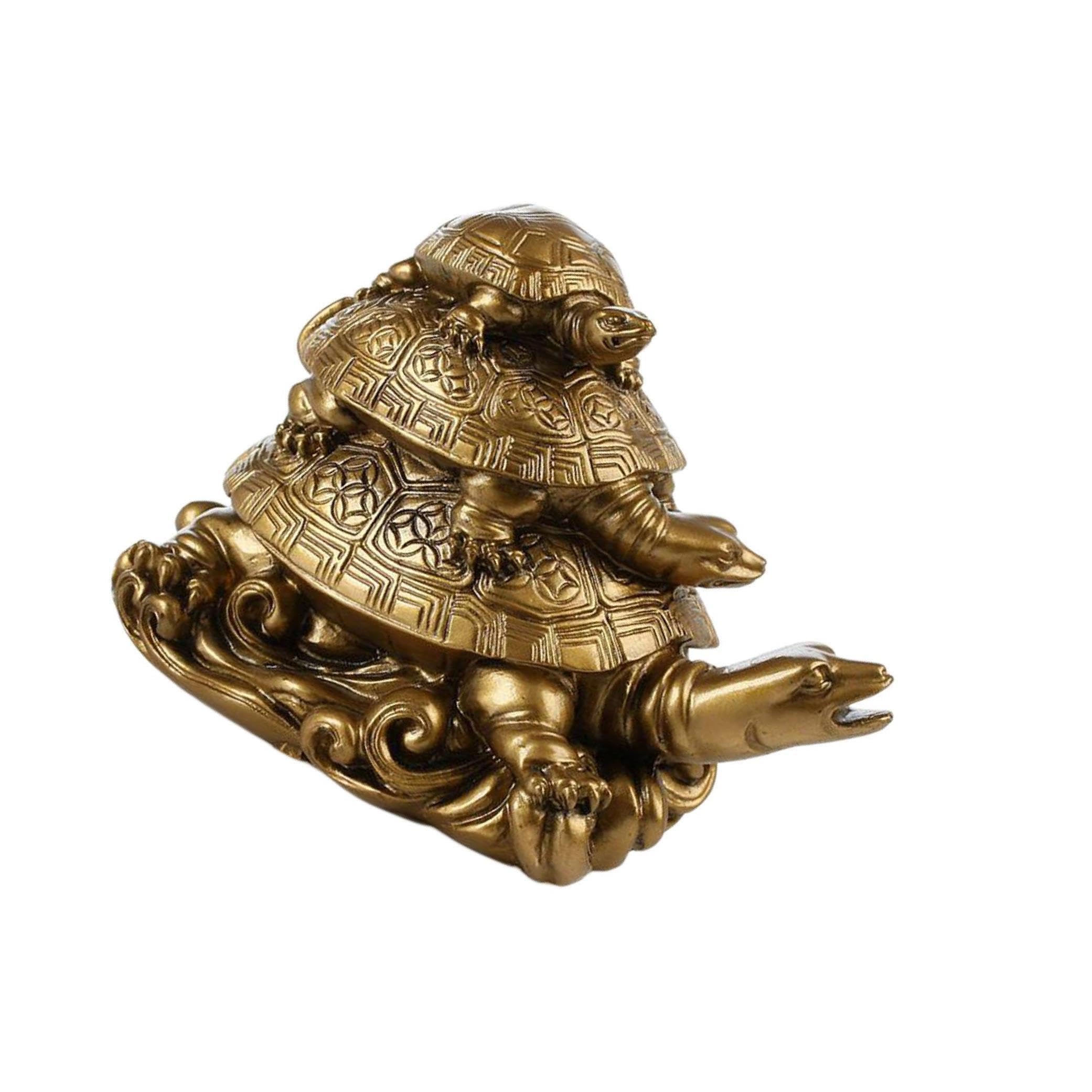 Mophrati Chinese Resin Turtle Statue Sculpture For Home Decor Gift Elegant And Exquisite Tortoise Animal