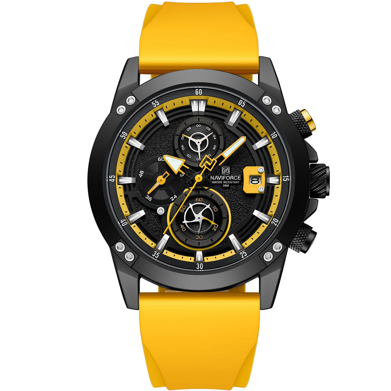 Naviforce Watch For Men Creativity Chronograph Business Analog