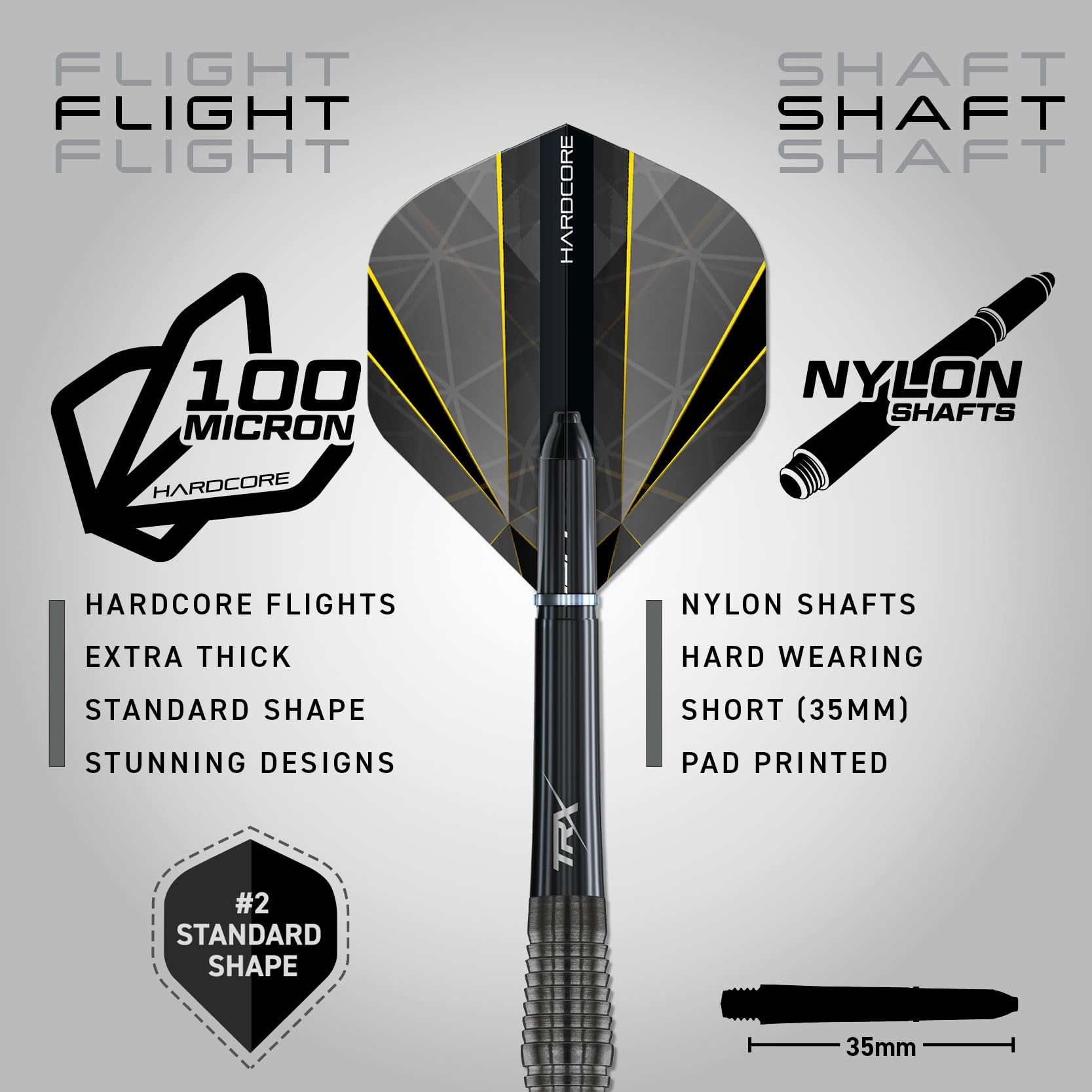 RED DRAGON Darts Seren Onyx 90% Tungsteno Professionale Punta in acciaio Set freccette 21g-25g