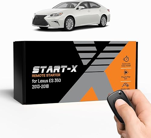 Start-X Kit de arranque remoto para vehículos Lexus ES 350 (2013, 2014, 2015, 2016, 2017, 2018) | Encendido de arranque | Instalación Plug & Play |