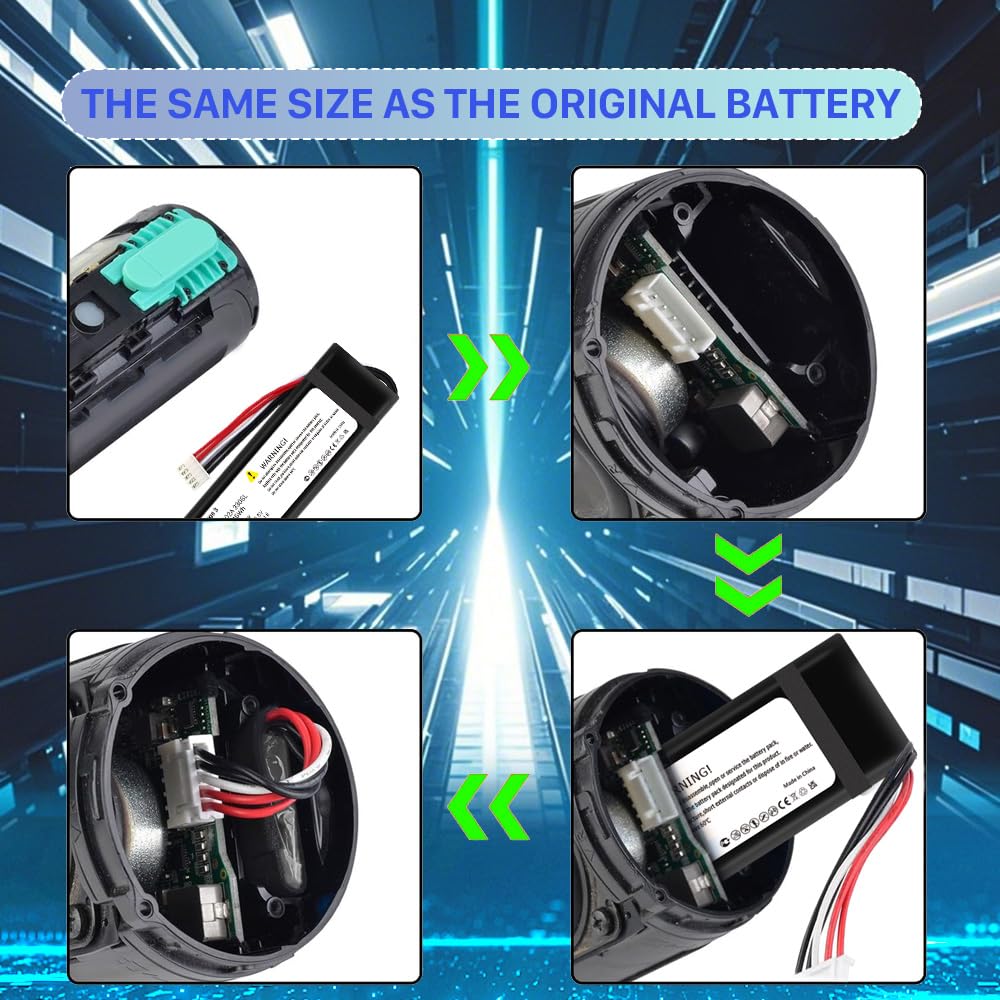 Batteria da 8500 mAh per JBL Charge 3, batteria di ricambio migliorata da 3,7 V, compatibile con altoparlante GSP1029102A 330SL con strumento di riparazione (modello n.: Charge 3)
