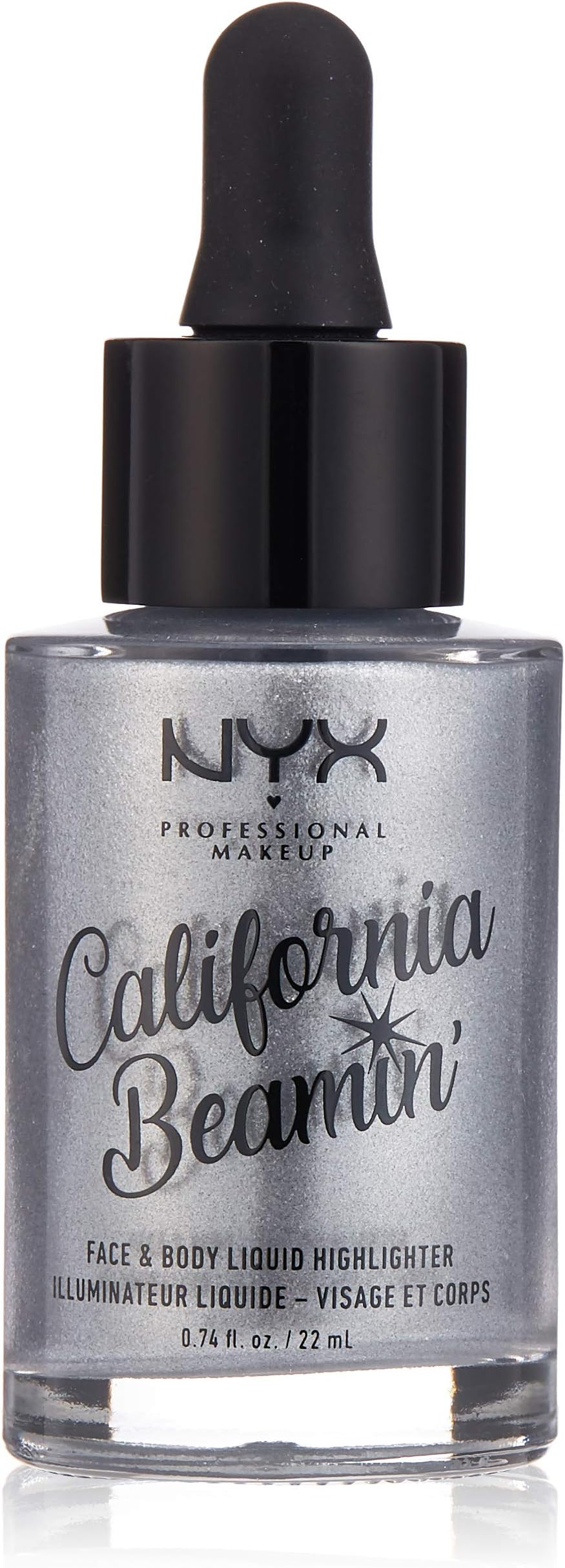 Nyx Professional MakEUp Highlighter, California Beamin Face & Body Highlighter, Bombshell, 90 gm
