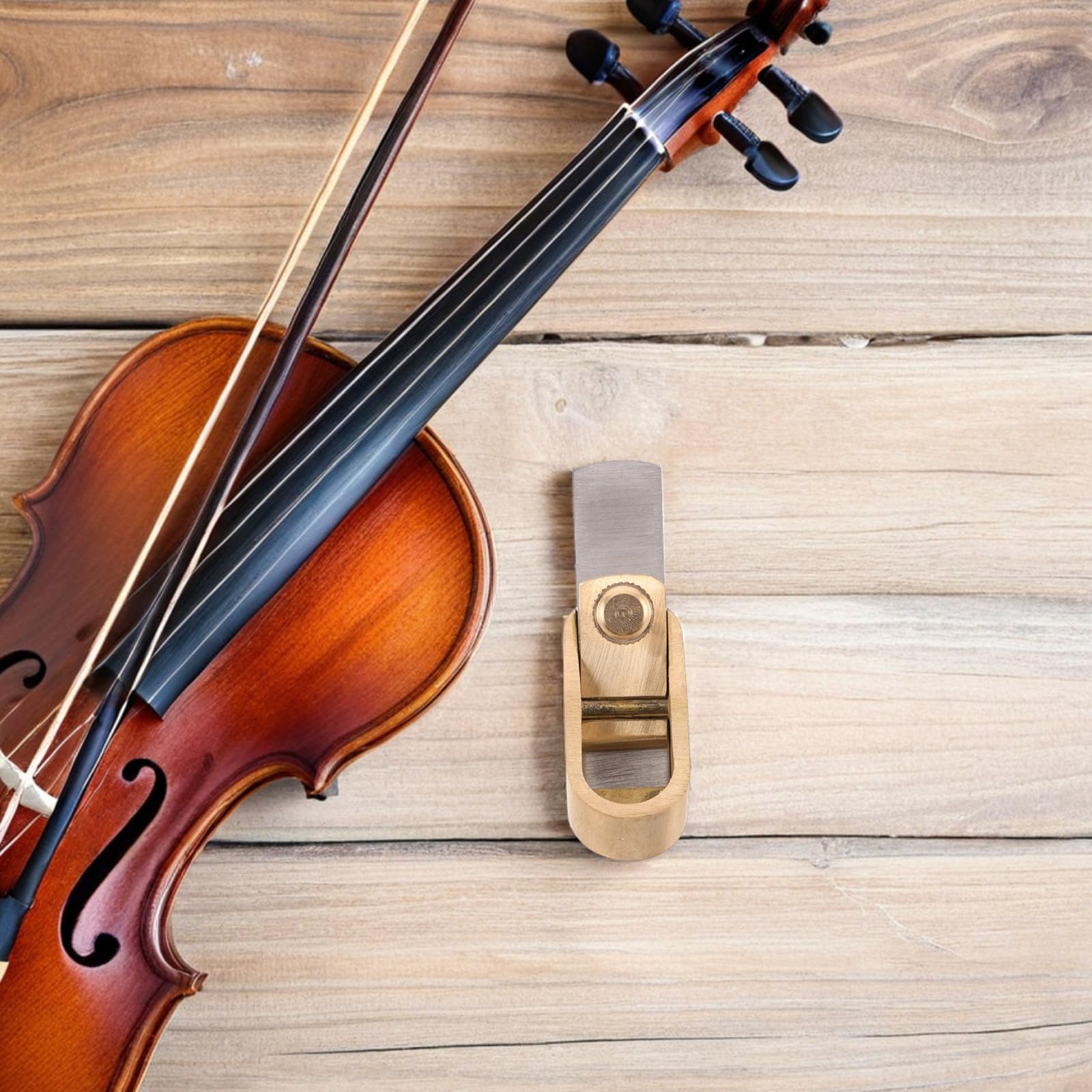 Outil de Luthier Mini Rabot en Laiton, Rabot Manuel pour Fabrication de Violons et Projets de Menuiserie Complexes, Accessoire Portable