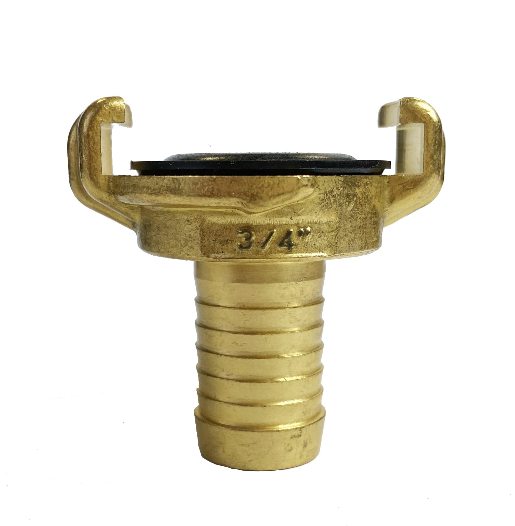 Cost Wise Women's Brass Solid Hose Claw Fittings For Use To Connect 3/4" Hose,Used By Professionall Gardeners,Landscapers And Nursery Workers (3/4" Hosetail)
