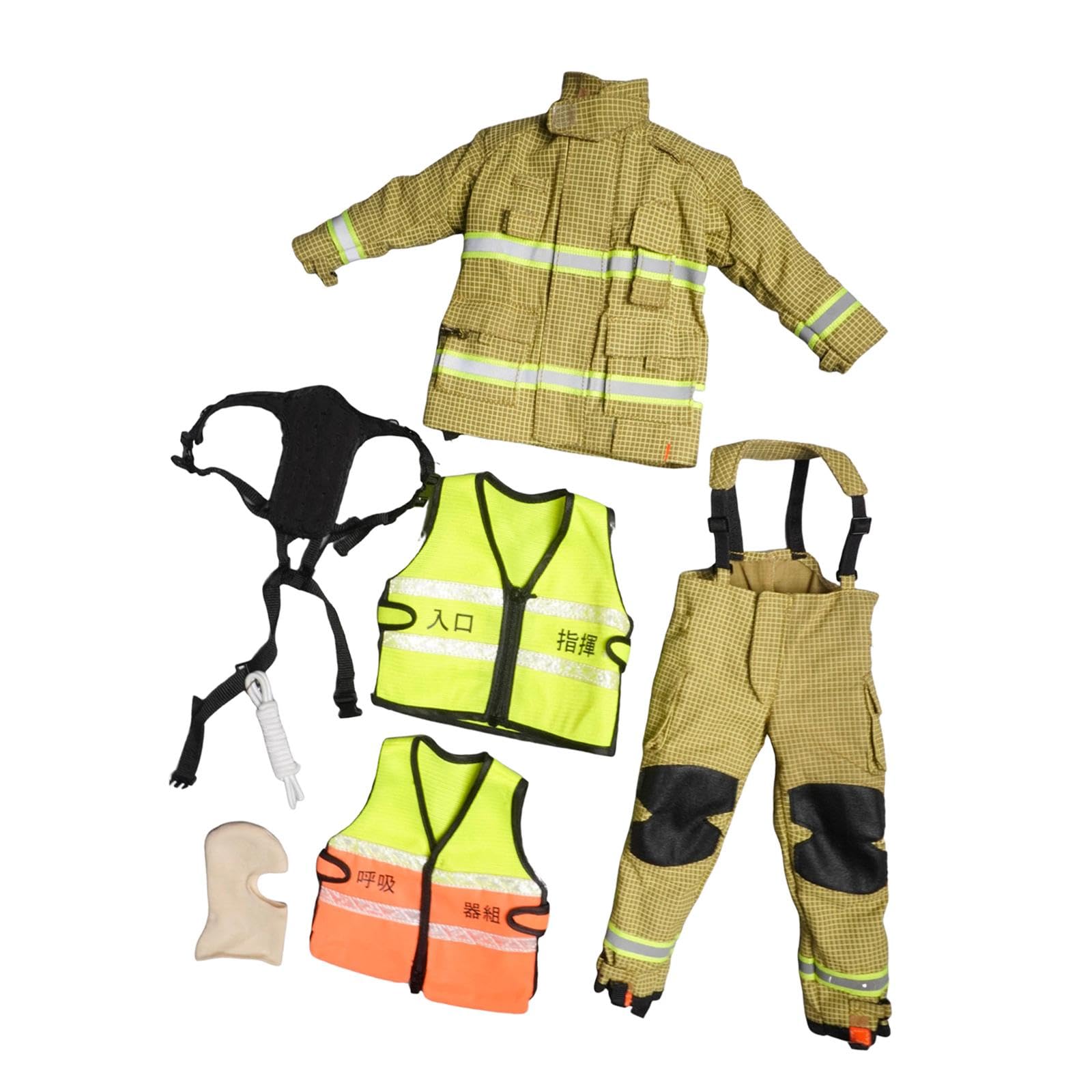 Amazon | Generic 1/6スケール消防士服セット12インチ男性アクション