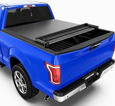 PZ Soft Quad-Fold Truck Bed Tonneau Cover Compatible with 2015-2026 Ford F-150 F150 Styleside/Fleetside 5.5FT 67.1 Inch Low Profile Waterproof Vinyl Tonneau CoversExcl. Raptor Series
