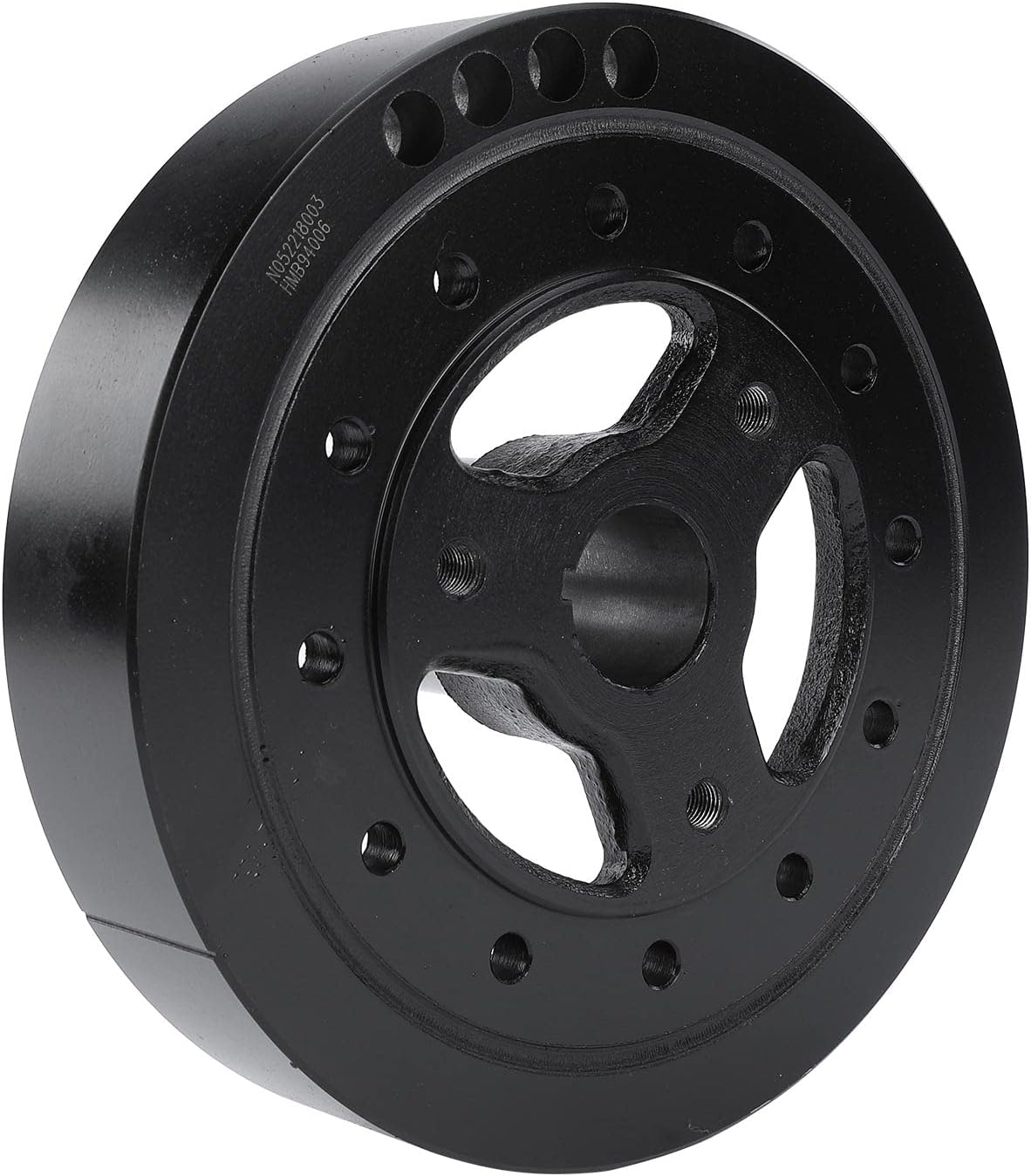 A-Premium Engine Harmonic Balancer Pulley - OHV 5.0L 5.7L - Compatible with Chevrolet & GMC Cars - 77-86 - C10, C20, C30, K10, K20, K30, P10,P20, P30, K5 Blazer, Jimmy, C15, C1500, C25, C2500, C3500